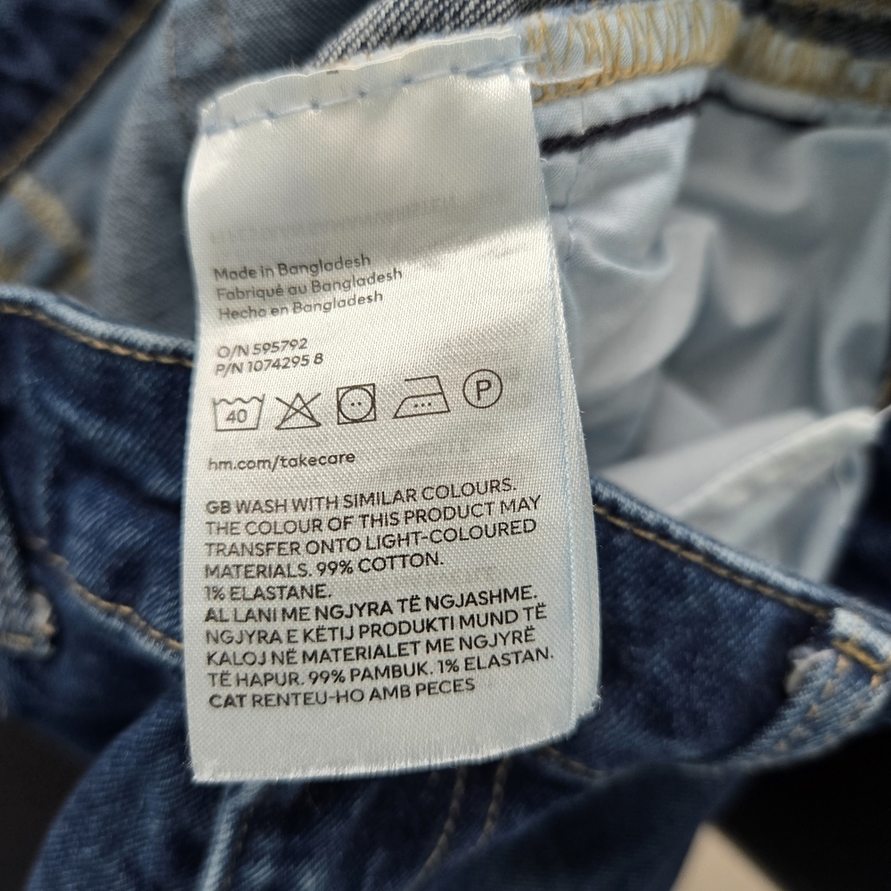 H&M &DENIM boot cut high waist Women's Jeans Size 6 - Picture 6 of 6